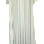 VTG Rositta 100% Silk Nightgown Maxi Ivory Bridal Victorian Romantic Sz M Lace Size M Photo 0