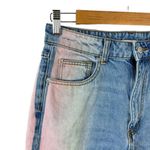 BDG  Urban Outfitters High-Waisted Rainbow Baggy Jeans Denim Ombre 90's Size 28 Photo 3