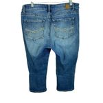 BKE Denim Gabby Cotton Medium Wash Mid Rise Straight Leg Jean Capris Size 30 Photo 1
