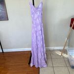 House Of CB  'Seren' Orchid Floral Lace Back Maxi Dress NWOT size M A-C Photo 1