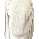 Banana Republic  Fisherman Long Sleeve Knit Pullover Rhinestone Crewneck Sweater Photo 0