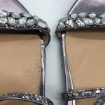 Badgley Mischka Jewel Osome Purple Silver Rhinestone Open-Toe Strappy Sandals 9 Photo 6