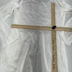 Bardot  Dress Womens 6 White‎ River Bias Draped Open Back Side Slit Photo 11