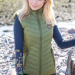 Aubrion • cannon insulated vest in olive green sz M Size M Photo 1