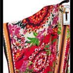 Nine West Poncho Duster coverup kimono One Size Floral Tropical Resort Wear NWT Photo 1