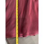 Betsy and Adam burgundy maxi dress size 4 Photo 6
