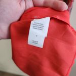 Lucky Brand Paisley Chiffon Overlay Hi Low Tassel Belted Red Size Medium Photo 8