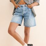 Relaxed Denim Shorts Blue Size 26 Photo 1