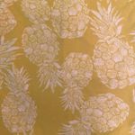 Old Navy Tropical Pineapple Print Cotton Shorts Yellow ‘Out on a Lime’ Size 16 Photo 1