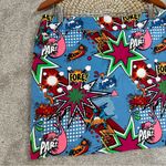 Royal & Awesome Women’s Partoon Ladies Mini Skort Skirt High Rise Multicolor 12 Blue Photo 4