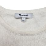 Madewell Villagrove A Line Fringe Sweater Womens M Tank Top Bright Ivory Photo 2