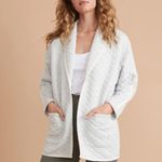 Marine layer  corbet quilted coatigan in grey and white Photo 0