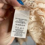 Free People  Peach Lace Dolman Short Sleeve Top Photo 6