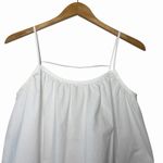 H&M Women's White Eyelet Cotton Tank Top Small Eyelet Lace Cami Romantic Boho Photo 12