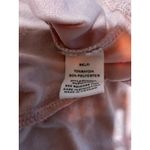 Womens Dusty Rose Pink Swiss Dot Tiered Babydoll Dress Ruffled Boho Large V Photo 5