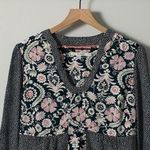 Boden USA Biden Sz 6 Beautiful Floral & Dots Print Blouse Top Photo 2