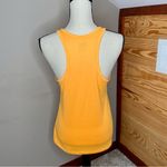 Nike Dri-Fit Regular Fit Racerback Activewear Workout Tank Neon Orange Medium Photo 2