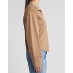 Treasure & Bond Organic Cotton Relaxed Fit Long Sleeve Polo T-Shirt NWT XL Photo 2