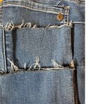 Democracy  Ankle Skinny Jeans Frayed Hem Ab‎ Solution Denim Blue Size 4 Photo 2