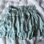 Dry Goods  Ruffle Skirt Green Mini Photo 0