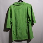Mountain Hardwear  Womens 4X‎ Green Short Sleeve Button Up Active Top Vented Hike Photo 1