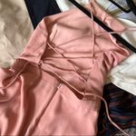 Fame and Partners  maxi pink dress open back size 0 C7 Photo 5