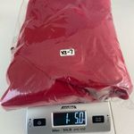 Anne Klein EUC AK  women’s red‎ rounded collar button cropped knit sweater small Photo 6