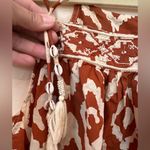 Haute Hippie Wide Leg Pants & Top Set Decorative Tassel Drawstring 100% Cotton Photo 2