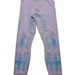Spiritual Gangster Tie Dye Scallop Hem Leggings Pink Blue Womens Medium Workout Photo 1