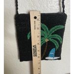 Glass‎ Beaded Crossbody Purse Bag Palm Tree Sailboat Going Out Cruise Party Photo 5
