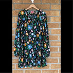  NEW YORK KATE SPADE Floral
Garden Tulip Dress In Black LARGE Photo 1
