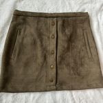 Ivy & Leo Suede Mini Skirt Photo 1
