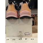 Sandro NEW Flame Fashion Sneakers Pink Black size 37 EU Photo 6