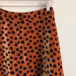 Madewell Velvet Circle Mini Skirt in Leopard Dot. Size 00 Photo 3