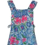 Lilly Pulitzer NEW Zoya Ruffle Romper, Mini Dress Floral Ruffle Size 8 $198 Photo 3