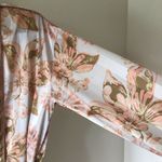Free People Intimates Floral Baroque Print Satin Robe, NWT Photo 5