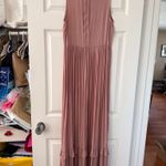 Forever 21 Y2K F21 Pink Ruffle Detail Flowy Maxi Dress - Dusty Rose Photo 6