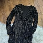 Lulus LULU’S Love Lasts Forever Black Sequin Long Sleeve Maxi Dress Photo 7