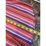 Lauren Ralph Lauren Pink Yellow Purple Stripe Button Front Shirt Medium Photo 5