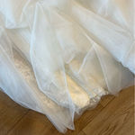 Sherri Hill NEW  Embroidered Floral 50343 Strapless Tulle Prom Dress Size 12 Photo 3