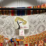 Fig & Flower Anthropologie Boho Flowy Women's Peasant Top XL Patchwork Hippie Orange Photo 2