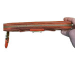 Badgley Mischka zip around red wallet with several compartments Photo 4