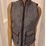 Cambridge Dry Goods Womens Puffer Quilted Vest Zip Front With Pockets Size M Blue Size M Photo 4
