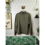 Evereve Olive Green Oversized Cowl Neck Sweater - Size - XS Photo 1