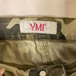 Ymi Women's Green Camo Jean Shorts Size 5 Photo 6