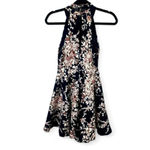 B Darlin B. Darlin for and glare blue with flower print mockneck dress size 11/12 Photo 2