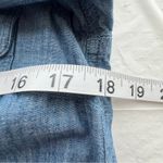 Lands' End  Blue Denim cotton shirt dress Photo 5