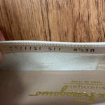 Salvatore Ferragamo Boutique Vintage White Leather Loafer Sz 8.5 3A X Narrow Photo 3