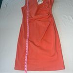 Kenneth Cole  Sleeveless Dress Coral-Orange-Size 6-Exposed Double Zipper-NWT Photo 9