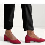 Rothy's Women The High Point Autumn RedKnit Heels Size 8 W8 Business Casual Photo 1